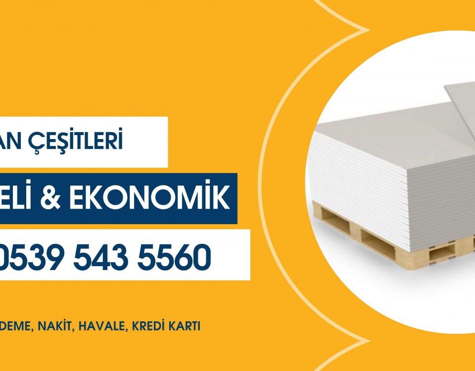 Alçıpan Çeşitleri: Beyaz, Yeşil ve Kırmızı Alçıpan Farkları